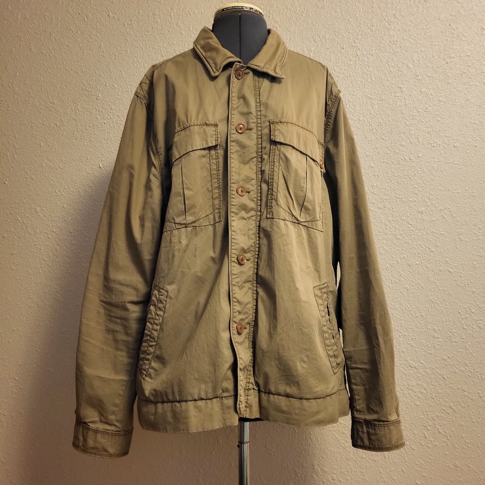 Jeremiah Clothing Khaki-Green Utility Jacket Size XL